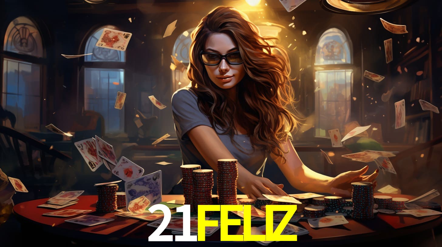 Interfaz de la app móvil 21FELIZ en un smartphone moderno